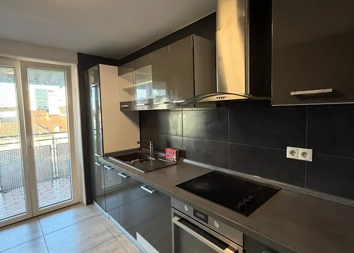 Modernes - Kueche & Balkon - Lage - Zentral Kl - 6 Gaeste 凯撒斯劳滕